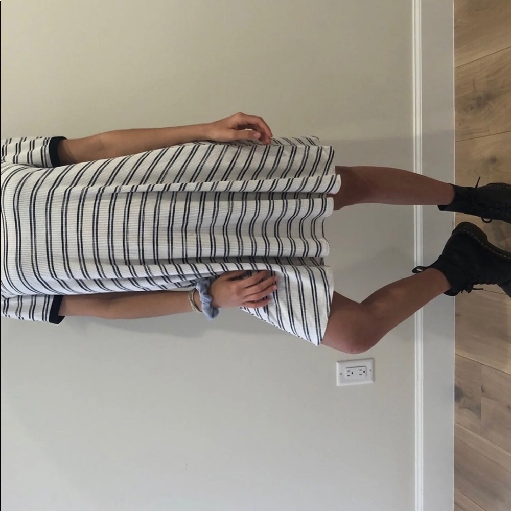 Striped t shirt comfy dress